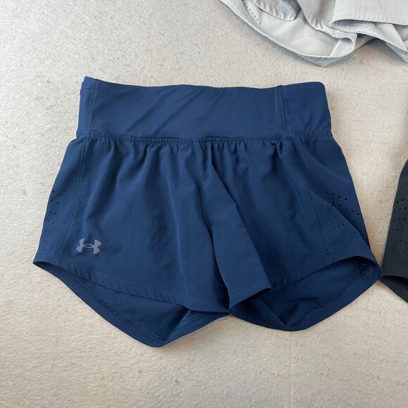 Under Armour Fly By Womens Sz XS Lot of 3 - Gray Navy Black - Picture 2 of 13